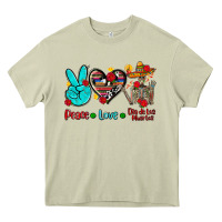 Mossy peace love dia de los muertos Heavy Core Tee - AdoDesignShop