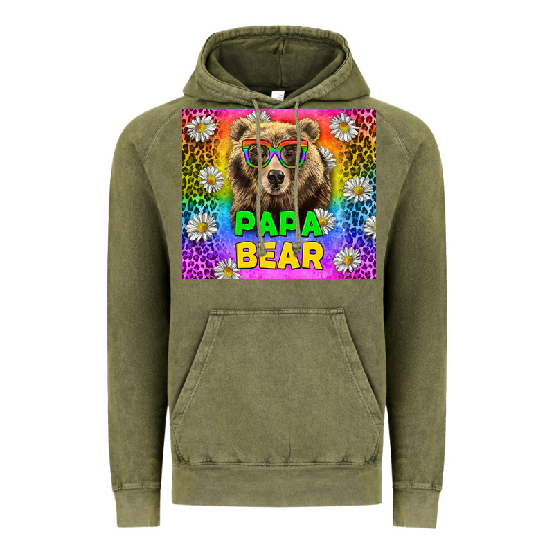 Western Papa Bear Lgbtq+ Tumbler Vintage Hoodie by BundleAndBundleShop | Teevron