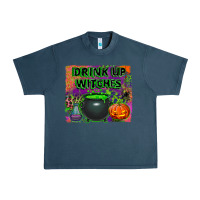 Midnight Navy drink up witches Urban Heavy Tee - BundleAndBundleShop