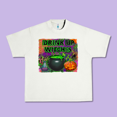 Drink Up Witches Urban Heavy Tee Designed By Bundleandbundleshop