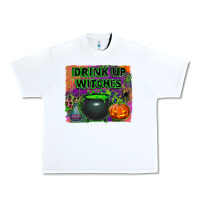 White drink up witches Urban Heavy Tee - BundleAndBundleShop