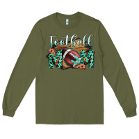 Army Green Football Mom Long Sleeve Tee - Bettercallsaul