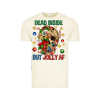 Vintage Arctic Dead Inside But Jolly Af Vintage Tee - BundleAndBundleShop