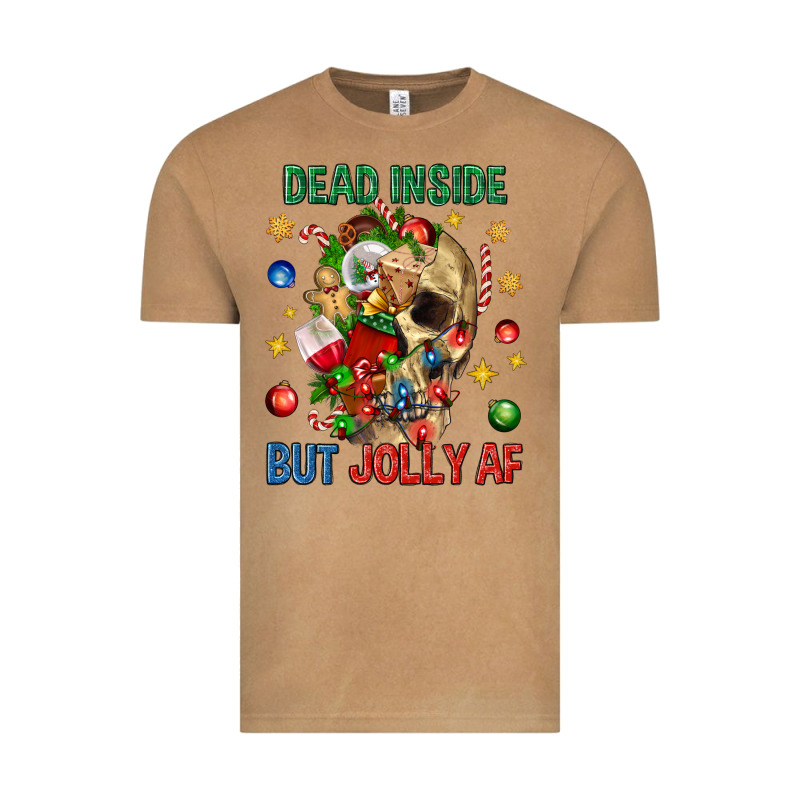 Dead Inside But Jolly Af Vintage Tee by BundleAndBundleShop | Teevron