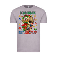Vintage Zinc Dead Inside But Jolly Af Vintage Tee - BundleAndBundleShop
