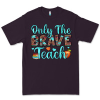 Plum only the brave teach Premium Tee - JahusDesignShop