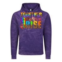 Cloud Purple Western LGBTQ+ Together We Rise Vintage Hoodie - BundleAndBundleShop