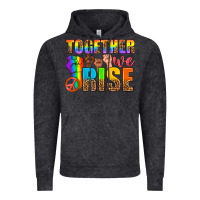Vintage Black Western LGBTQ+ Together We Rise Vintage Hoodie - BundleAndBundleShop