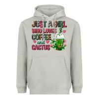 Moon Dust Just A Girl Who Loves Coffee And Cactus Frappe Heavyweight Hoodie - FaDigitalArtStudio