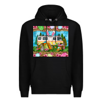 Black Easter Day camping Premium Hoodie - OliviaCreatesArt