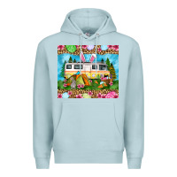 Blue Mist Easter Day camping Premium Hoodie - OliviaCreatesArt