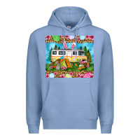 Colony Blue Easter Day camping Premium Hoodie - OliviaCreatesArt