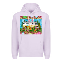 Lilac Easter Day camping Premium Hoodie - OliviaCreatesArt