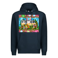 Navy Easter Day camping Premium Hoodie - OliviaCreatesArt