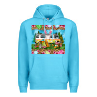 Ocean Blue Easter Day camping Premium Hoodie - OliviaCreatesArt