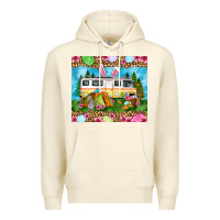 Sandshell Easter Day camping Premium Hoodie - OliviaCreatesArt