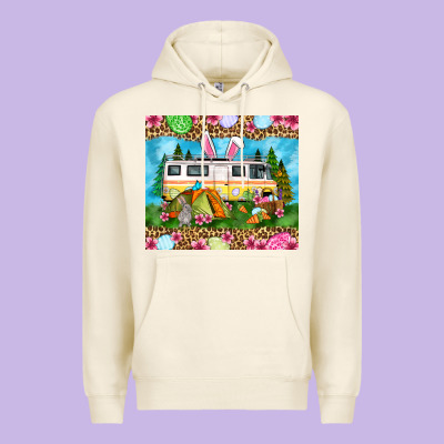Easter Day Camping Premium Hoodie Designed By Oliviacreatesart