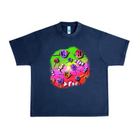 Navy halloween candy  patches Urban Heavy Tee - BundleAndBundleShop
