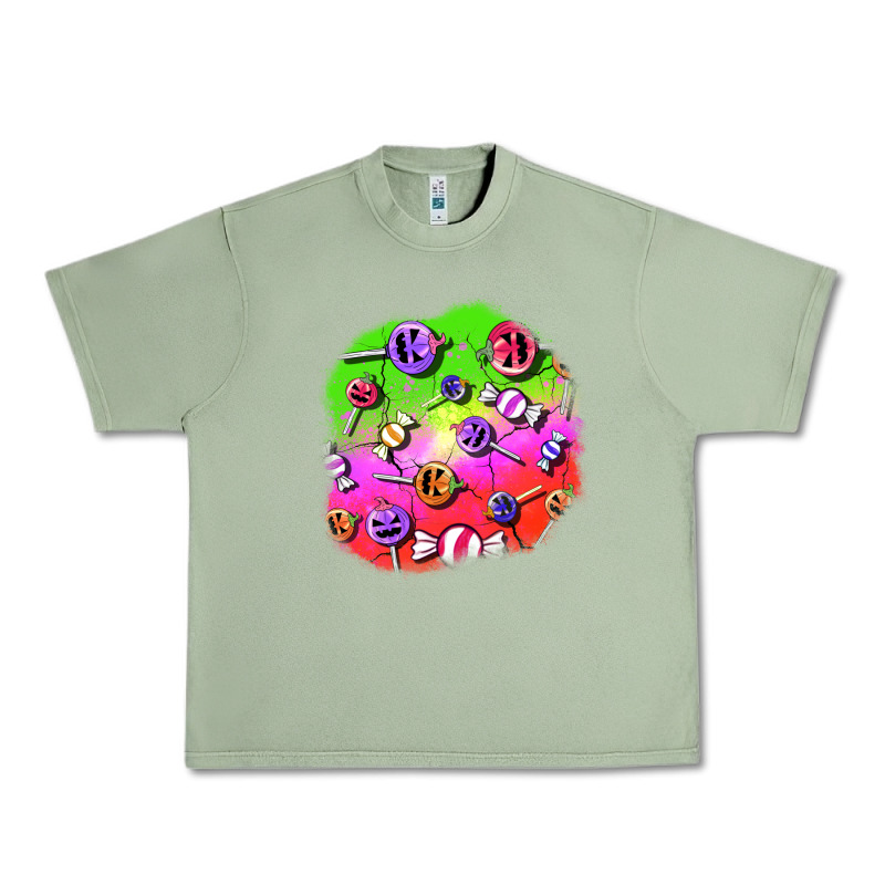 Halloween Candy  Patches Urban Heavy Tee by BundleAndBundleShop | Teevron