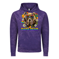 Cloud Purple Papa Bear Pride LGBTQ+ Vintage Hoodie - BundleAndBundleShop