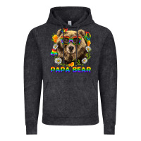 Vintage Black Papa Bear Pride LGBTQ+ Vintage Hoodie - BundleAndBundleShop