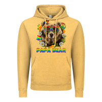 Vintage Mustard Papa Bear Pride LGBTQ+ Vintage Hoodie - BundleAndBundleShop