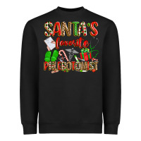 Black Santa's Favorite Phlebotomist Heavyweight Sweatshirt - texasbilliewilder