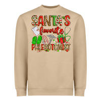 Mushroom Santa's Favorite Phlebotomist Heavyweight Sweatshirt - texasbilliewilder