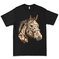 Black appaloosa horse Premium Tee - LillyAllenDesigns