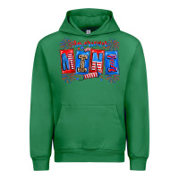 Emerald american mini Urban Hoodie - CowhideDigitalArt