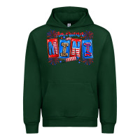 Forest Green american mini Urban Hoodie - CowhideDigitalArt