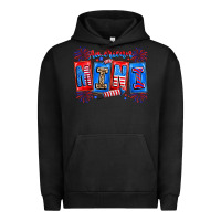 Pigment Black american mini Urban Hoodie - CowhideDigitalArt