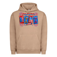 Pigment Burro american mini Urban Hoodie - CowhideDigitalArt