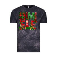 Cloud Black Christmas Mimi Elf Vintage Tee - BundleAndBundleShop