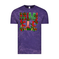 Cloud Purple Christmas Mimi Elf Vintage Tee - BundleAndBundleShop