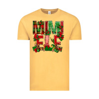 Vintage Mustard Christmas Mimi Elf Vintage Tee - BundleAndBundleShop