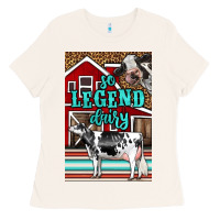 Bone Western So Legend Dairy Holstein Cow Ladies Tee - LillyAllenDesigns