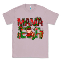 Lilac Mama Elf With Gift Christmas Classic Tee - BundleAndBundleShop