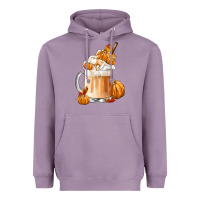 Lavender Fall Coffee Heavyweight Hoodie - FaDigitalArtStudio