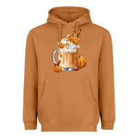 Meerkat Fall Coffee Heavyweight Hoodie - FaDigitalArtStudio