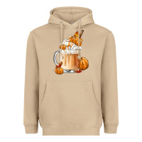 Mushroom Fall Coffee Heavyweight Hoodie - FaDigitalArtStudio