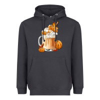 Smoke Fall Coffee Heavyweight Hoodie - FaDigitalArtStudio