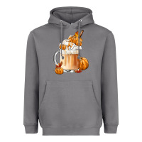 Storm Fall Coffee Heavyweight Hoodie - FaDigitalArtStudio