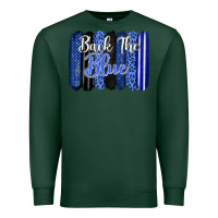 Sports Green Back the blue brushstrokes Premium Sweatshirt - FaDigitalArtStudio