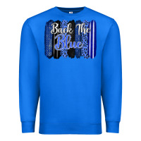 True Royal Back the blue brushstrokes Premium Sweatshirt - FaDigitalArtStudio