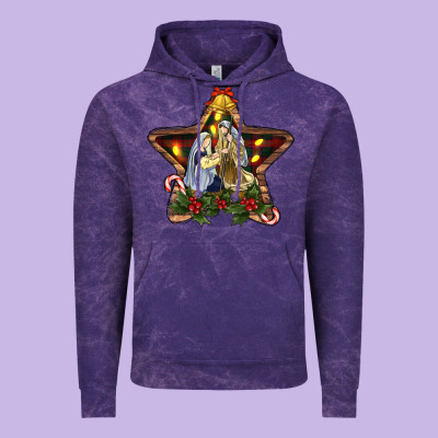 Christmas Baby Jesus Oh Holly Night Vintage Hoodie Designed By Ranaportraitstore