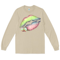 Mushroom Pastel Color Easter Lips Long Sleeve Tee - Bettercallsaul