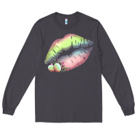 Smoke Pastel Color Easter Lips Long Sleeve Tee - Bettercallsaul