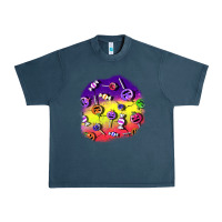 Midnight Navy halloween candy  patches Urban Heavy Tee - BundleAndBundleShop