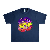 Navy halloween candy  patches Urban Heavy Tee - BundleAndBundleShop